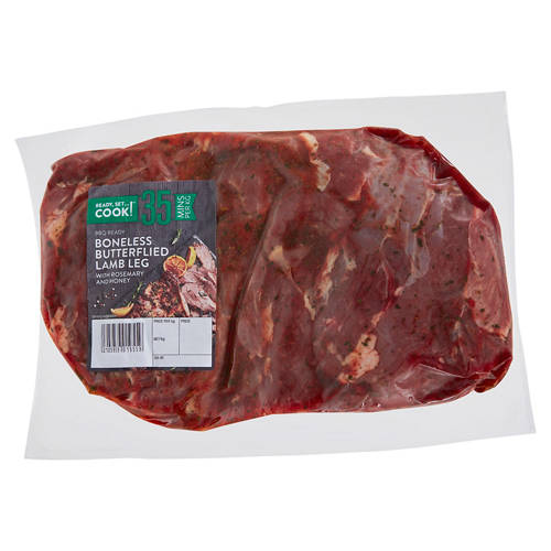 Honey & Rosemary Butterflied Lamb Leg Product Image Front shot 01